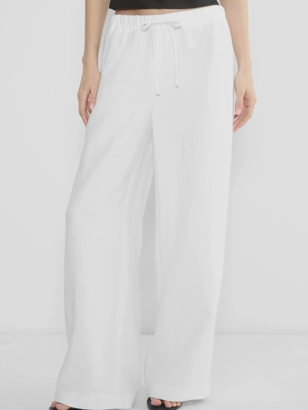 Wilfred Wide-Leg Linen Pants in White